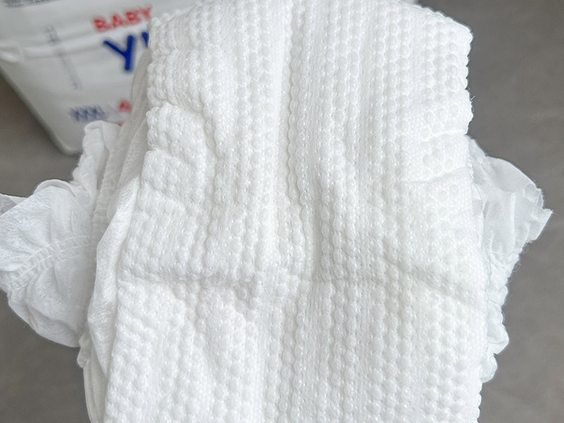 super soft air through nonwoven fabric topsheet