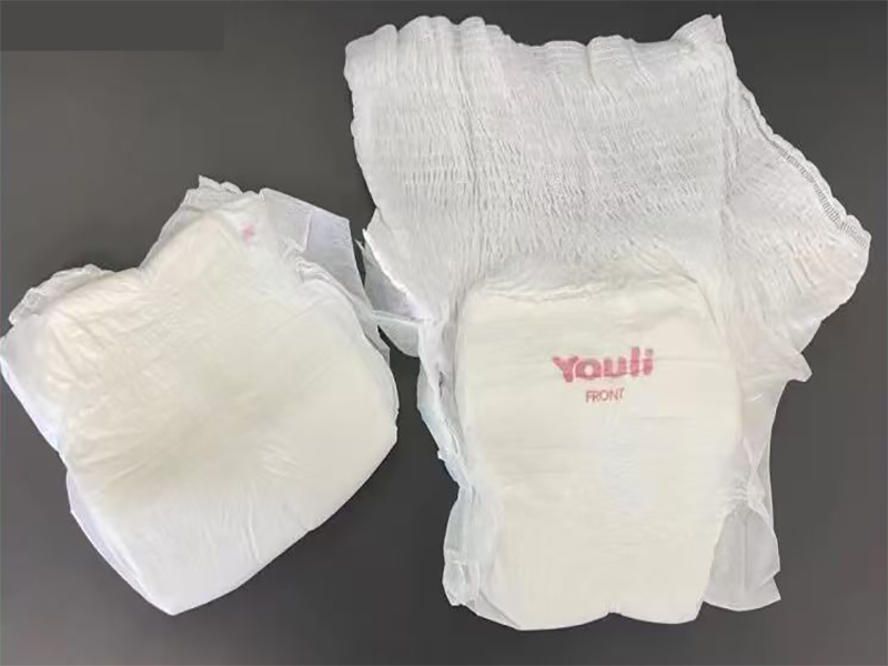Pull-up adult diapers